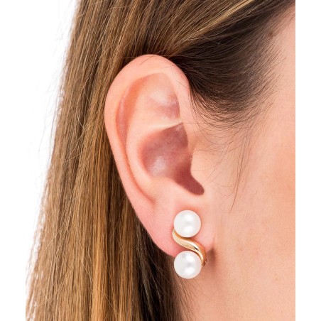 Pendientes chapados en oro  VIDAL y VIDAL G1108B