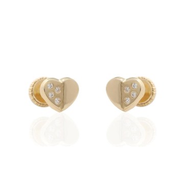 Baby earrings in gold 18kt...