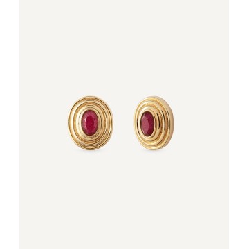 gold plated earrings vidal...