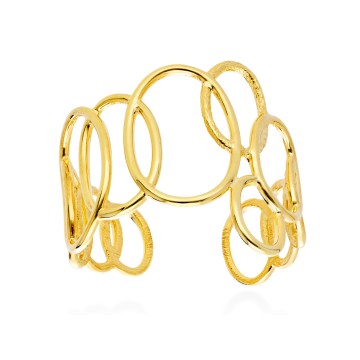 Rigid bracelet in gold...