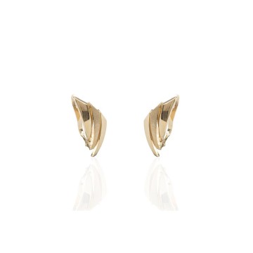 18 kt gold earrings 219-388A