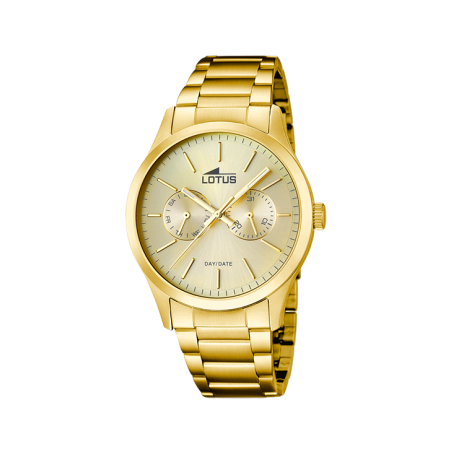 GOld plated men's Lotus watch 15955/2