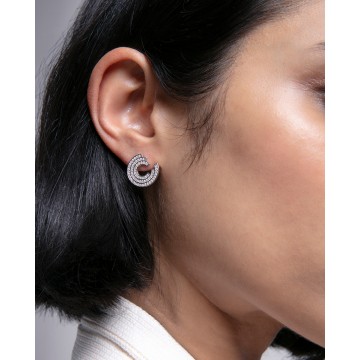 Pendientes en plata y...