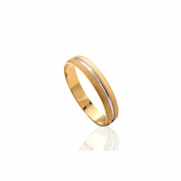18kt gold Wedding ring 18-615-2S