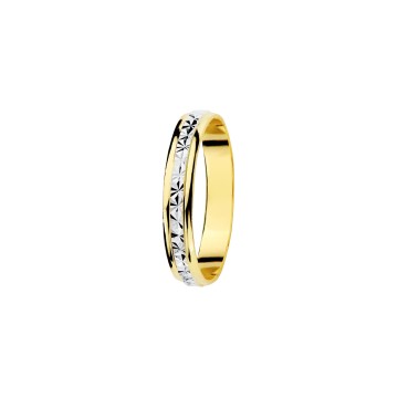 9 kt gold wedding ring...