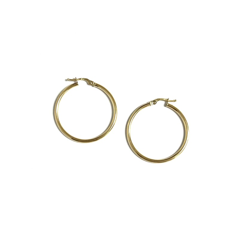 Pendientes de aro en oro 9...