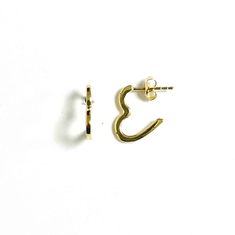 Pendientes de aro en oro 9...