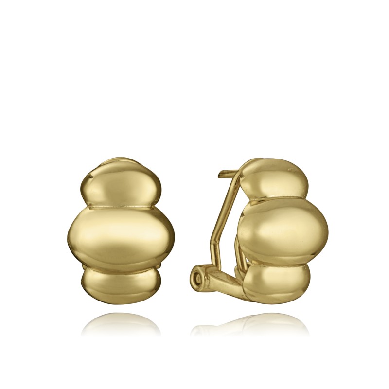 Pendientes con cierre omega...