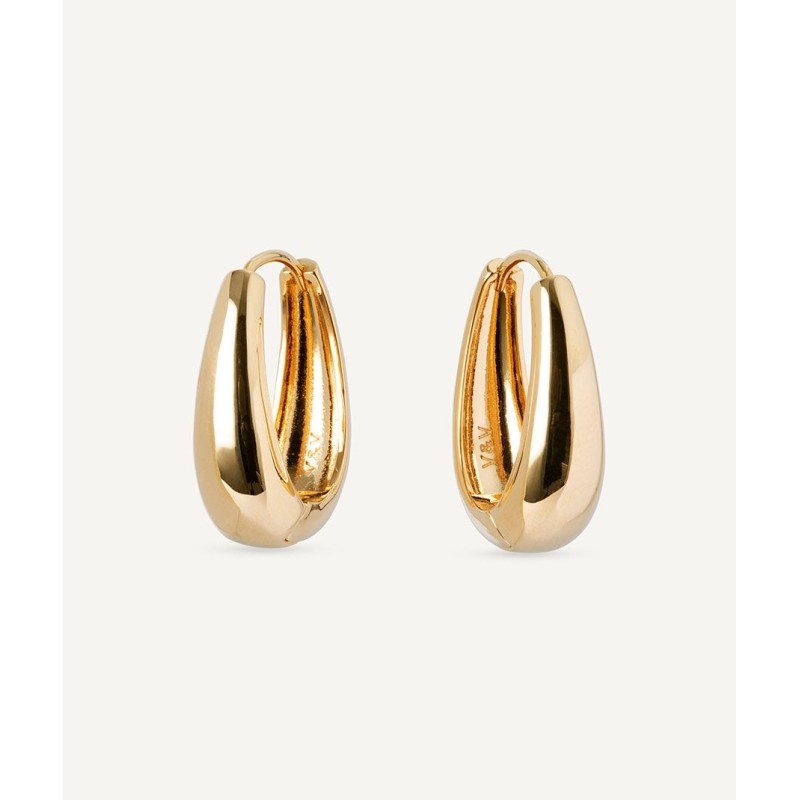 Gold plated  hoops G3790
