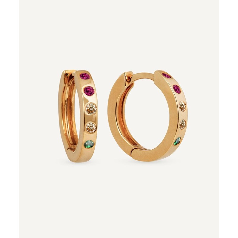 Gold plated  hoops G3935