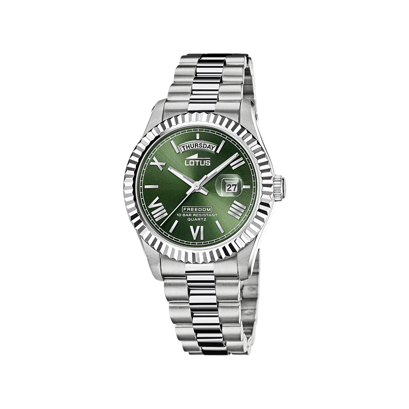 Reloj todo en acero Lotus...