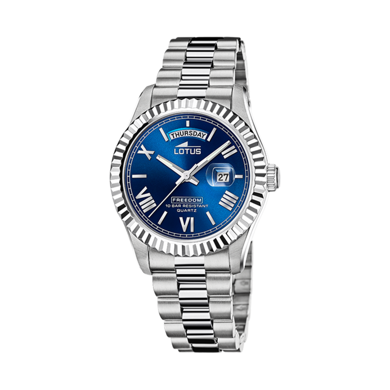 Reloj todo en acero Lotus...