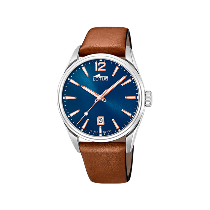 Reloj Lotus esfera azul...