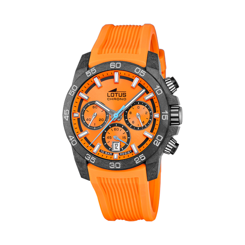 RELOJ  LOTUS chrono naranja...
