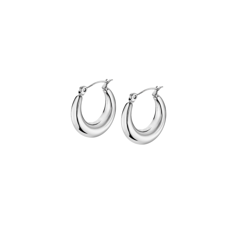 Pendientes de aro en acero...