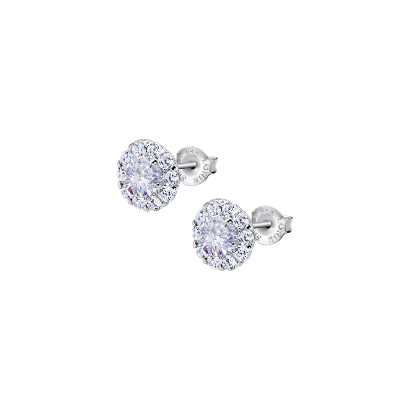 Pendientes en plata y...