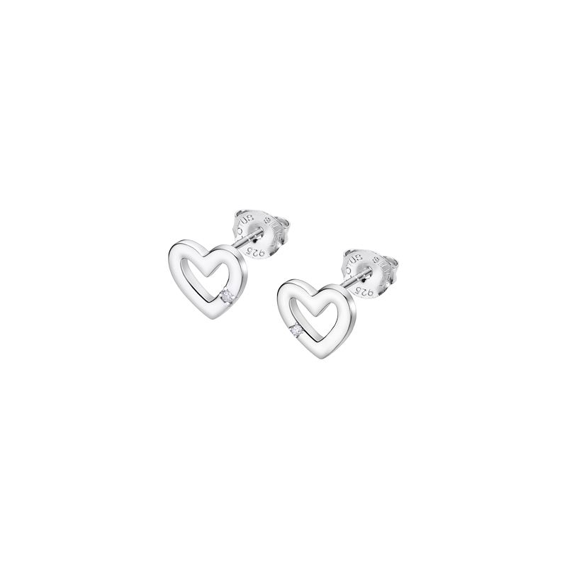 Pendientes en plata Lotus...