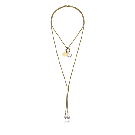 Collar Acero Ip dorado perla Natural -Viceroy 14344C01012