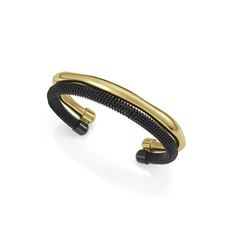 Rigid bracelet in steel -...