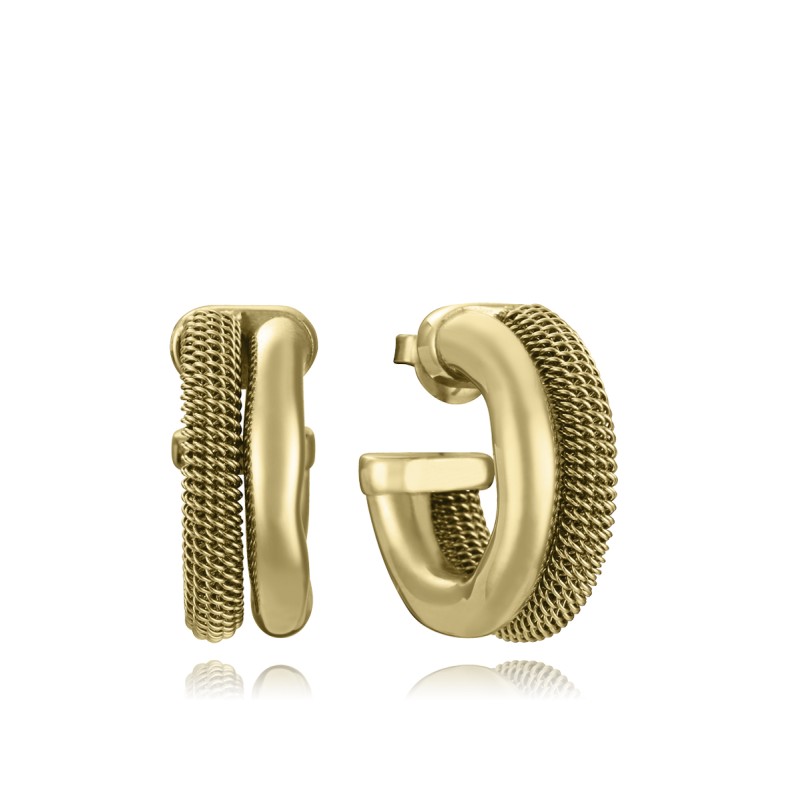 Hoops Earrings in steel -...