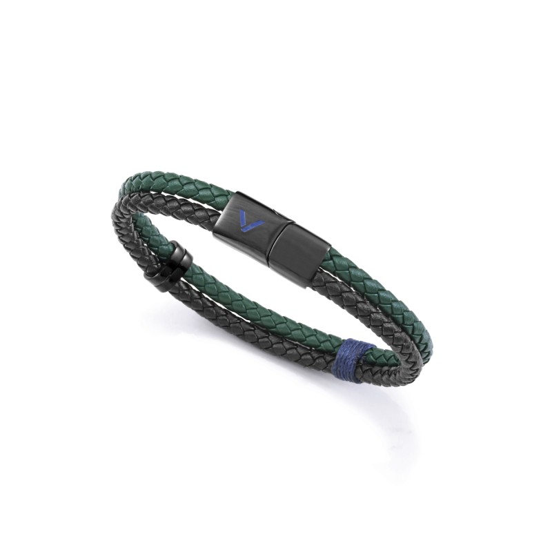 Men's leather bracelet -...