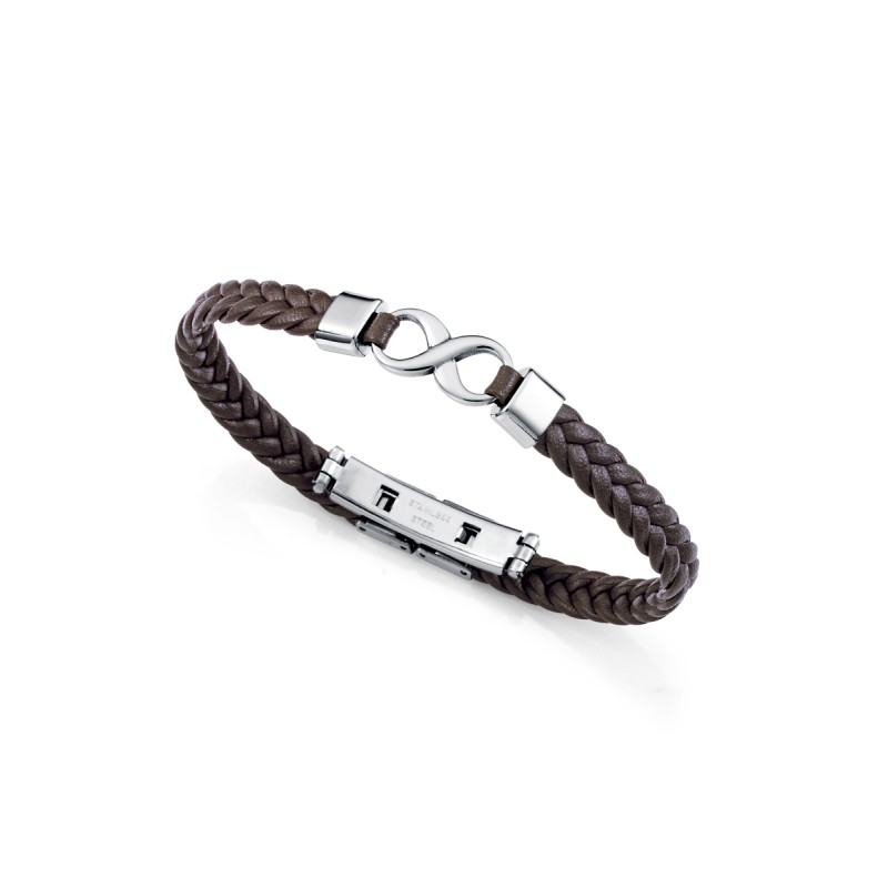Men's leather bracelet -...