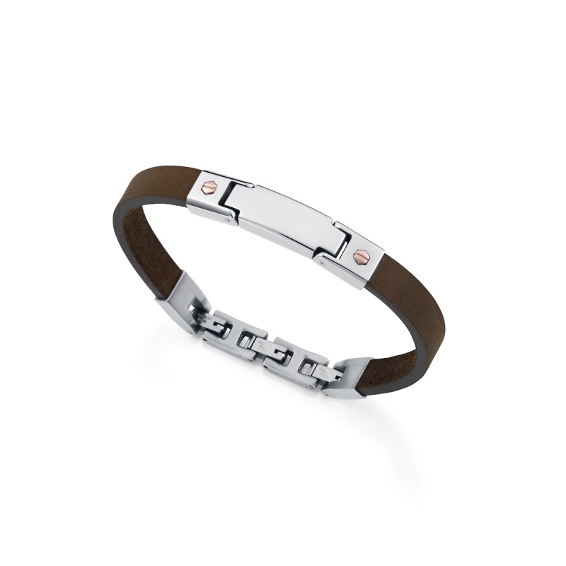 Men's leather bracelet -...