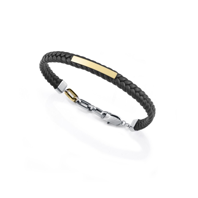 Men's leather bracelet -...