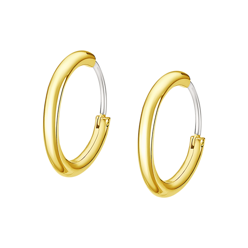 Pendientes de aro unisex en...