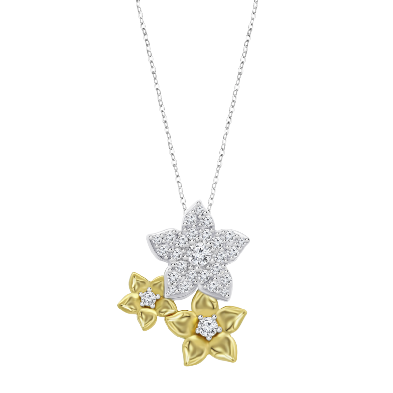 Necklace Lotus silver...