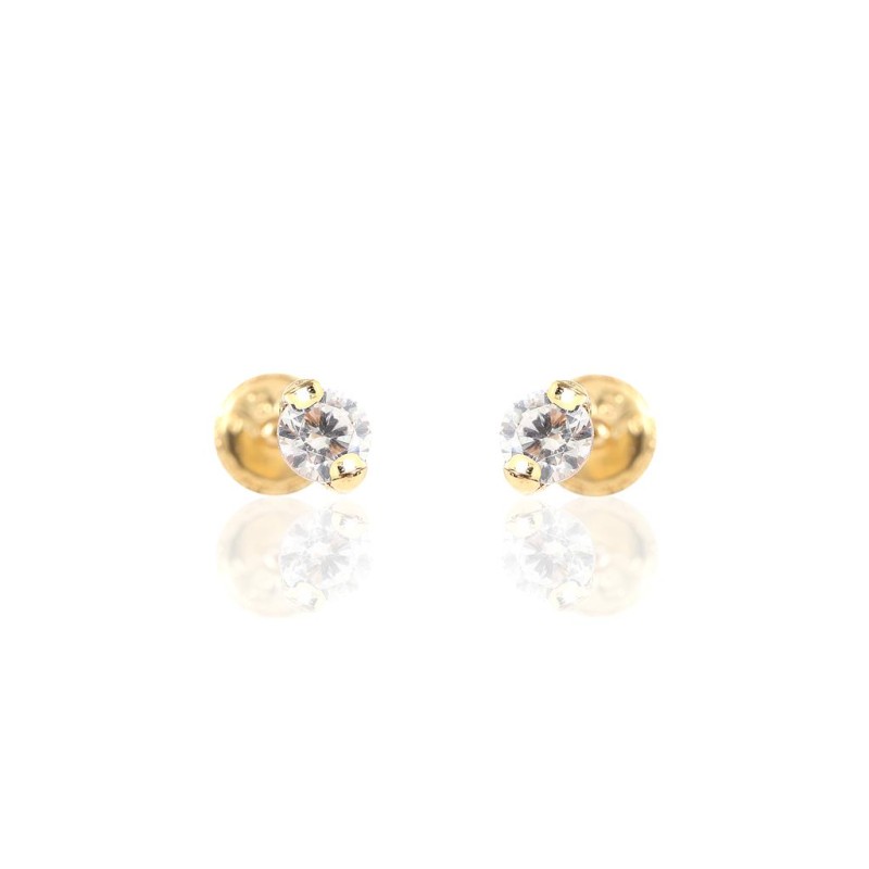 Baby earrings in gold 18kt...