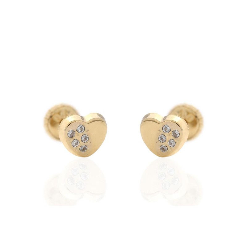 Baby earrings in gold 18kt...