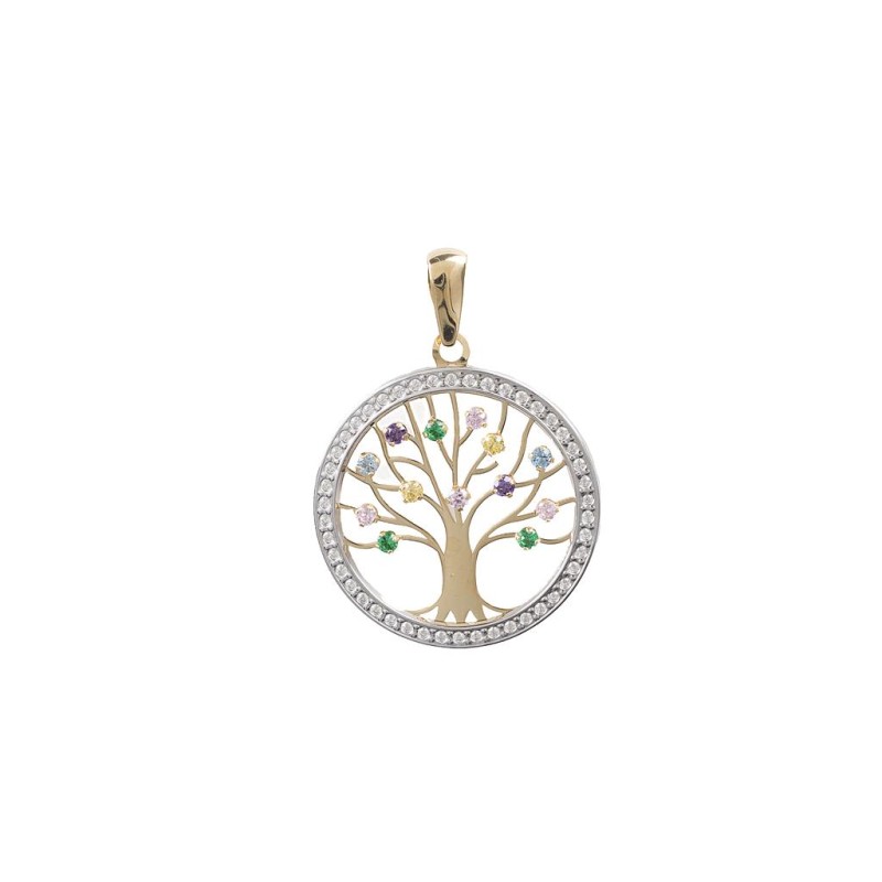 18kt gold pendant Tree of...