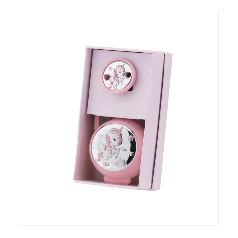 Silver plated pacifier set...