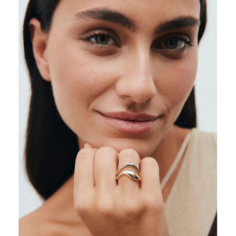 Gold plated ring Vidal y vidal X48095