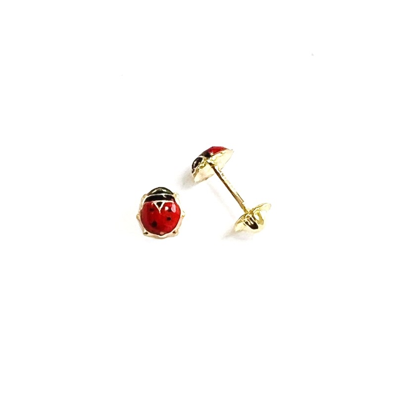9kt gold Baby earrings PE03977