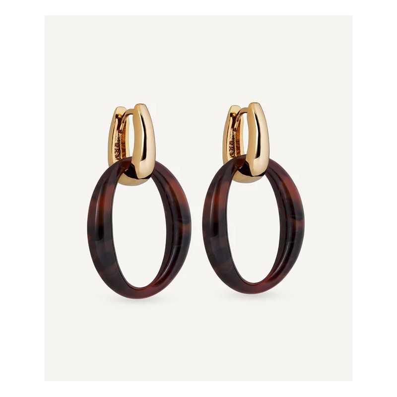 Long gold plated earrings vidal y vidal G3983