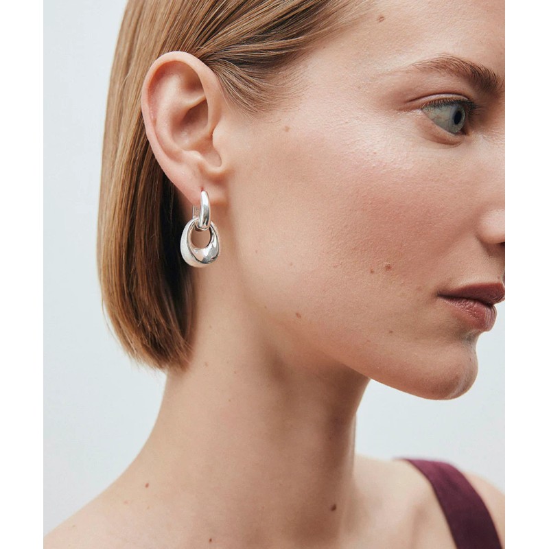 Pendientes chapados en plata Vidal y vidal x28079