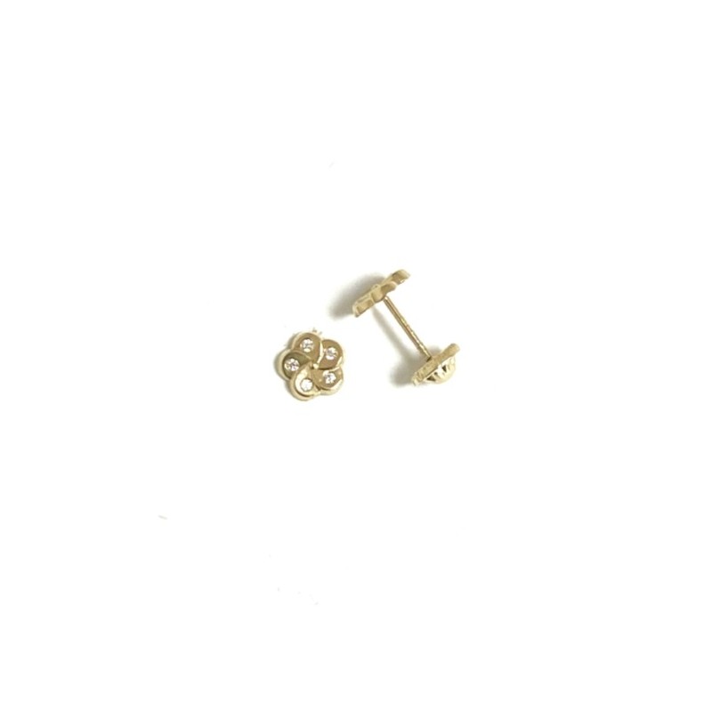 9kt gold Baby earrings PE03893