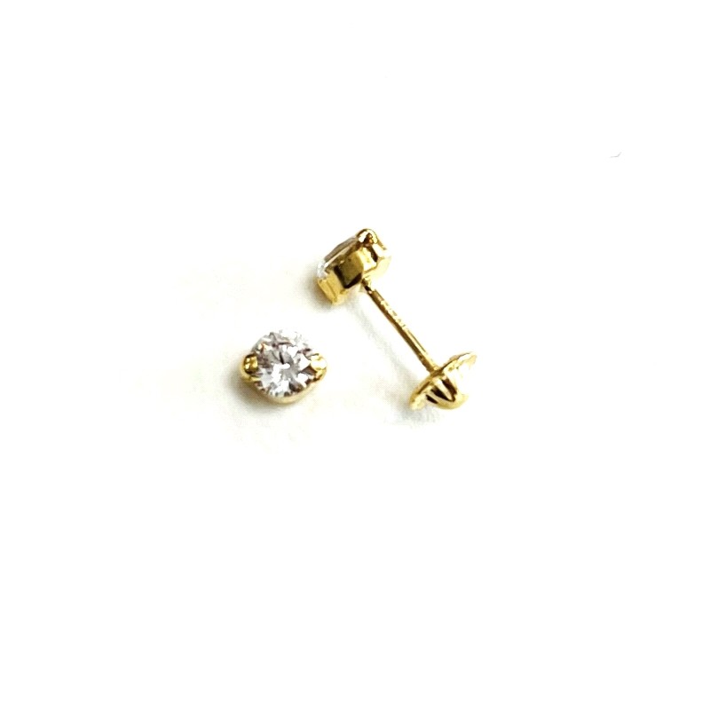 9kt gold Baby earrings PE03785