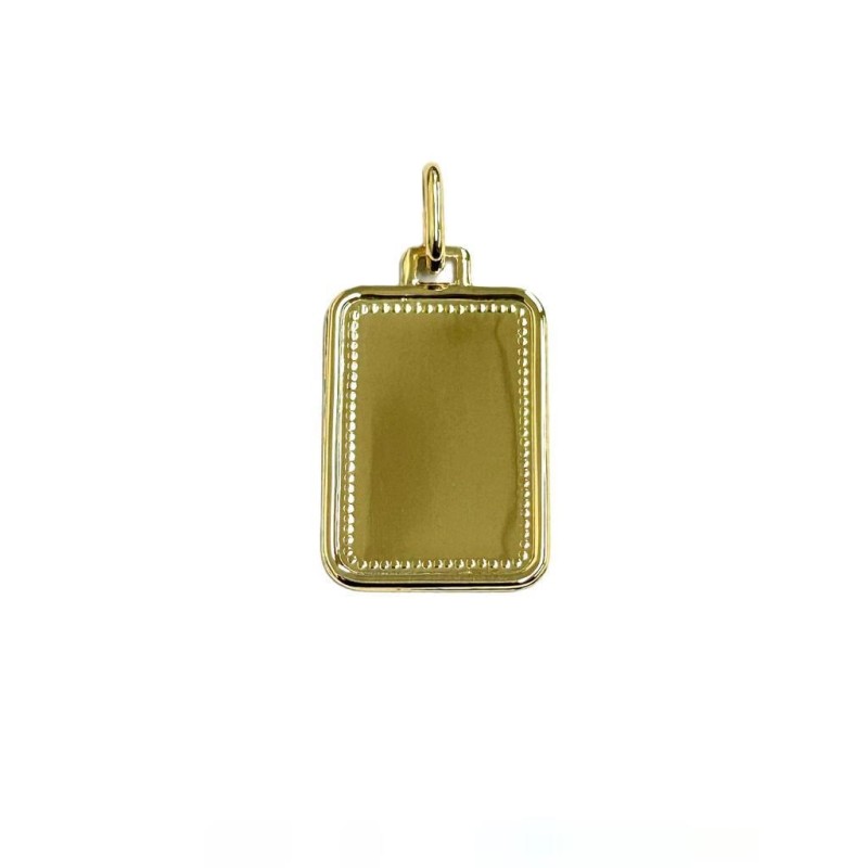 PLaca 18,5x13 mm en oro 18 kt PL4A-218