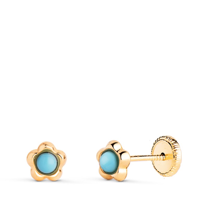 9kt gold Baby earrings A9k18195