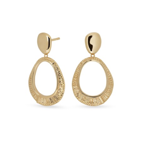 Long gold plated earrings vidal y vidal  X48446