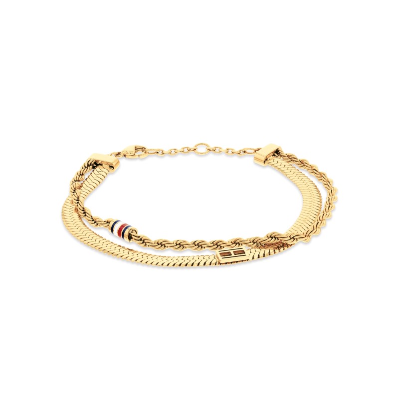 Pulsera doble para mujer Tommy Hilfiger Acero 2780982