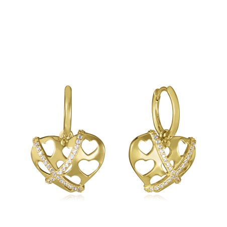 Pendientes de plata de primera ley con baño de oro - Viceroy 13260E100-30