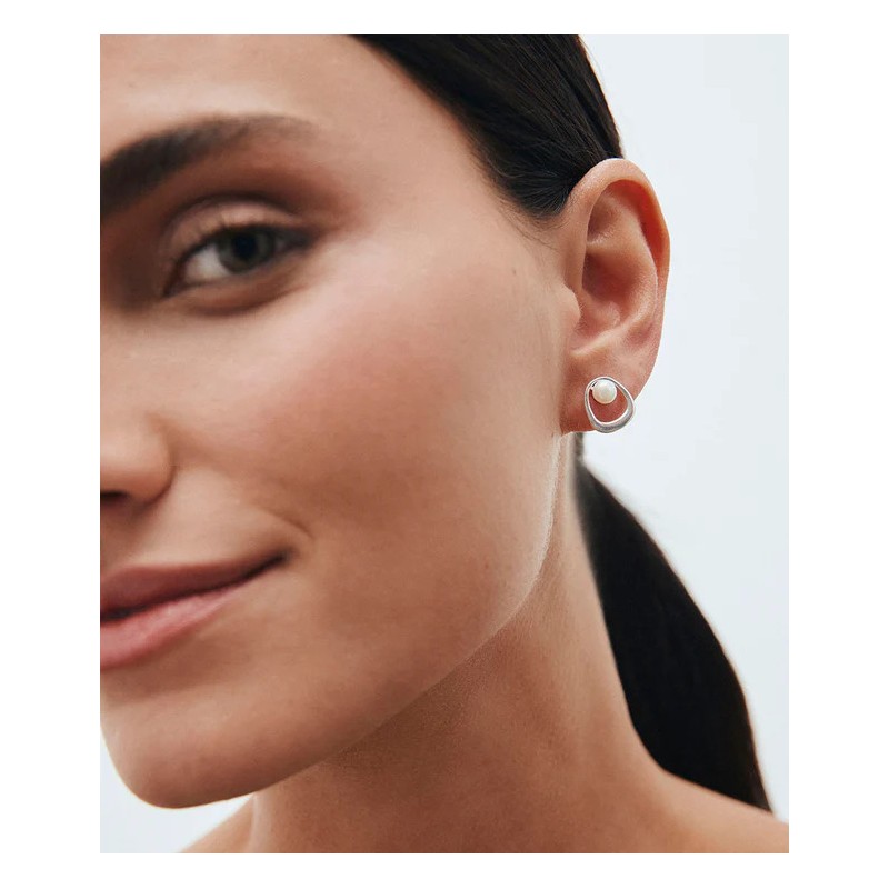 Pendientes en plata y perla cultivada -  Vidal y vidal P4042