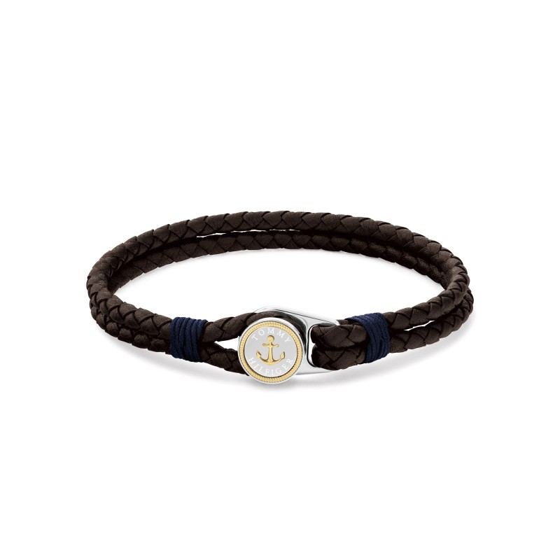 Pulsera de piel trenzada Tommy Hilfiger 2790692
