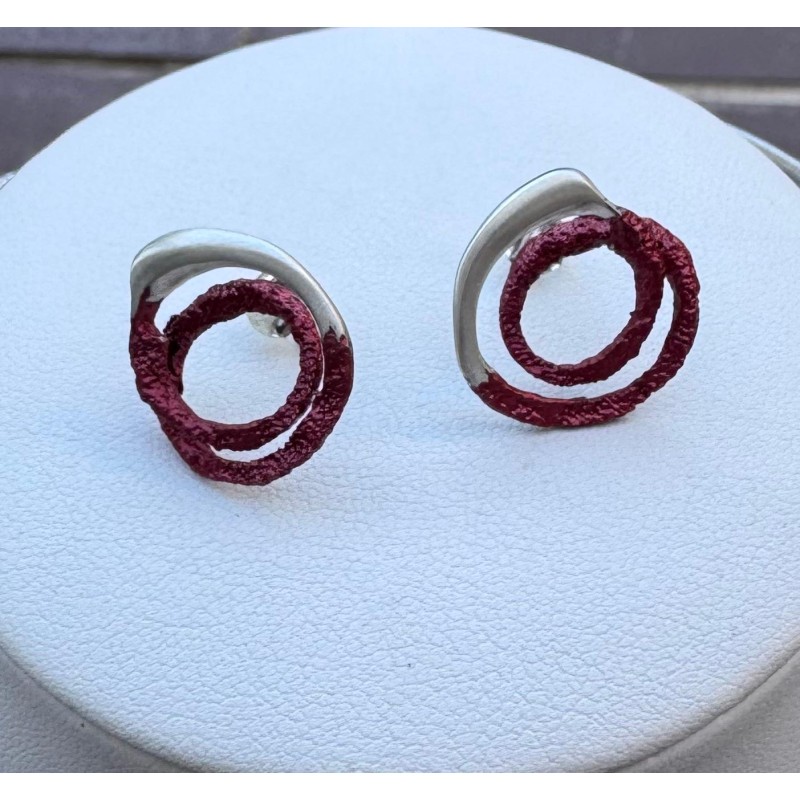 Orfega Compostela silver earrings