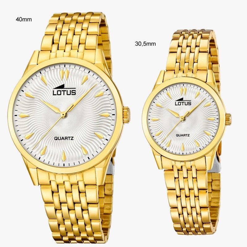 Pareja de relojes Lotus 19057/1-19059/1