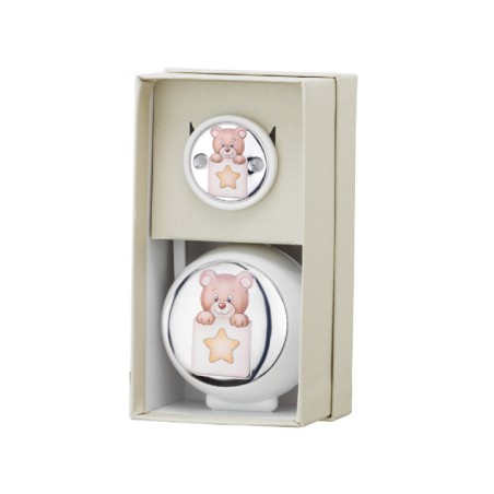 Silver plated pacifier set - EV3724/01B